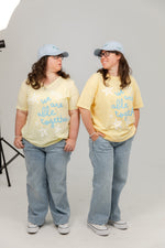 Load image into Gallery viewer, “We Are Able Together” Women’s V-Neck Tee – Pale Yellow
