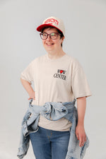 Load image into Gallery viewer, WOW Center Core Logo Tee – Bone
