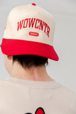 Load image into Gallery viewer, WOWCNTR Classic Baseball Cap – Red/Natural
