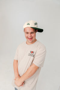 WOW Center Core Logo Tee – Bone