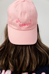 “Oh WOW!” Classic Dad Hat – Pink