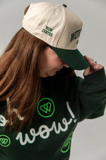 Load image into Gallery viewer, WOWCNTR Classic Baseball Cap - Dark Green/Neutral
