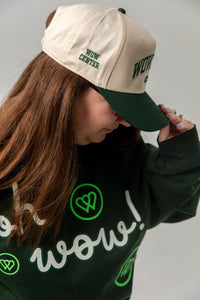 WOWCNTR Classic Baseball Cap - Dark Green/Neutral