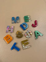 Load image into Gallery viewer, Resin Letter Charms
