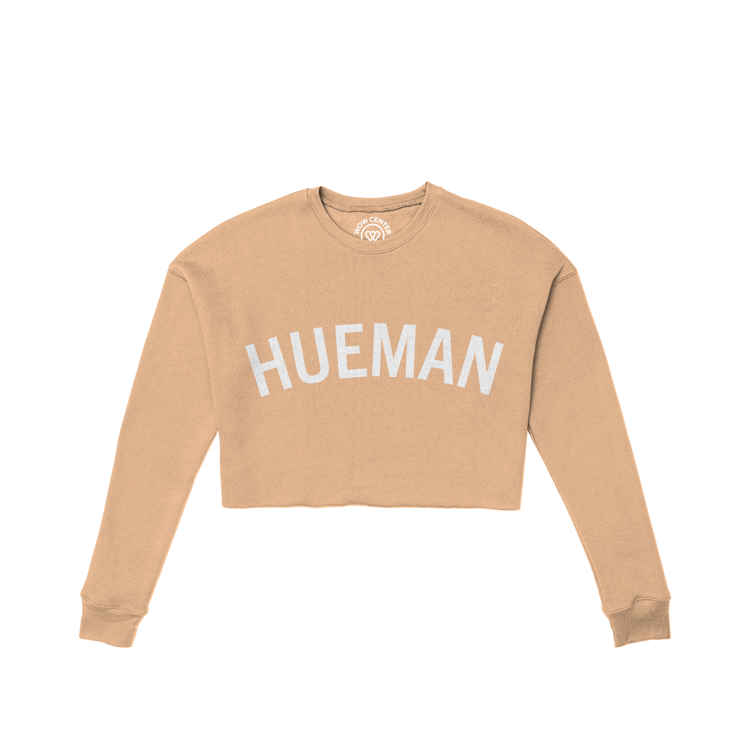 Hu(e)man Fleece Crop Top Sweatshirt