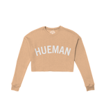 Load image into Gallery viewer, Hu(e)man Fleece Crop Top Sweatshirt
