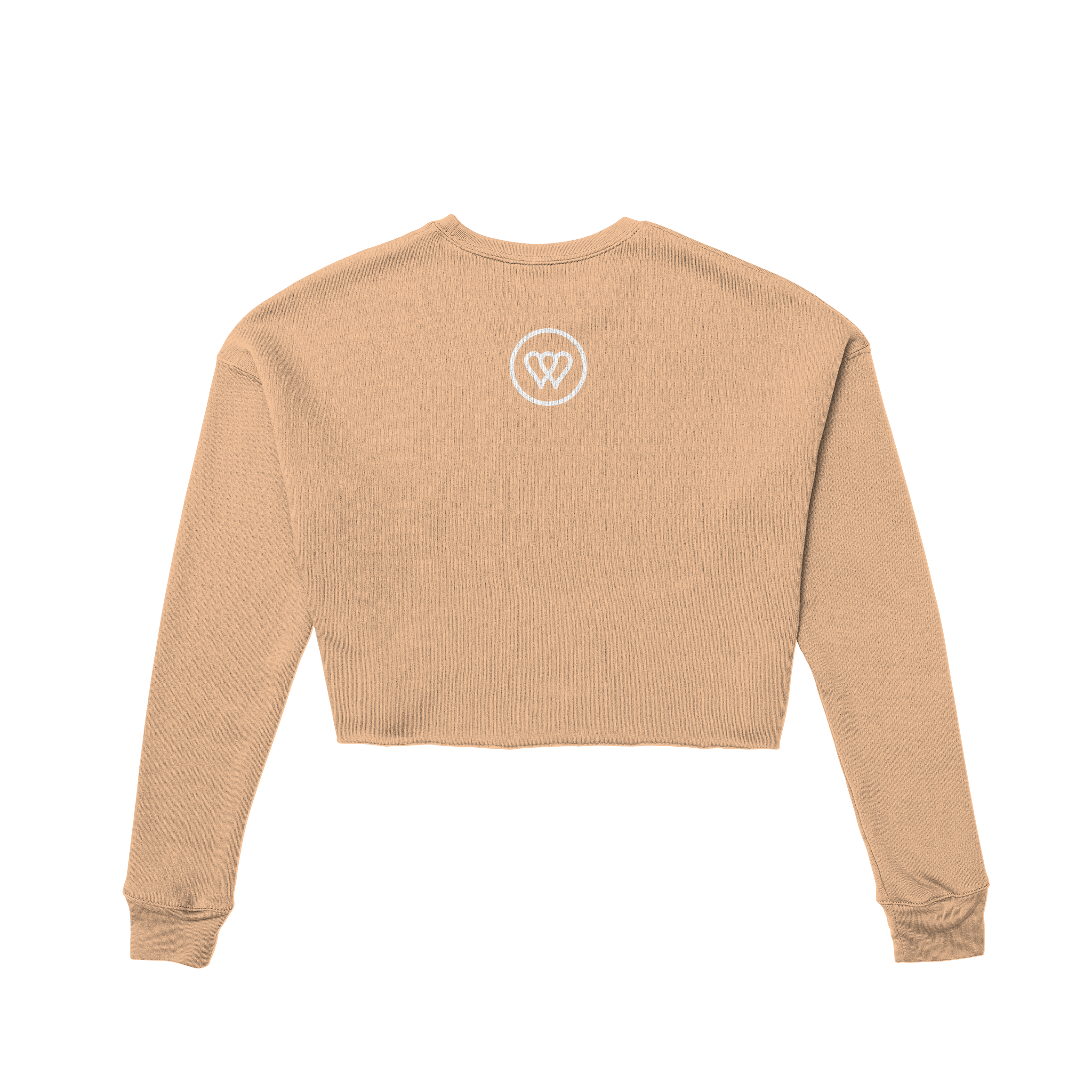 Hu(e)man Fleece Crop Top Sweatshirt