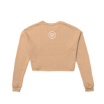 Load image into Gallery viewer, Hu(e)man Fleece Crop Top Sweatshirt
